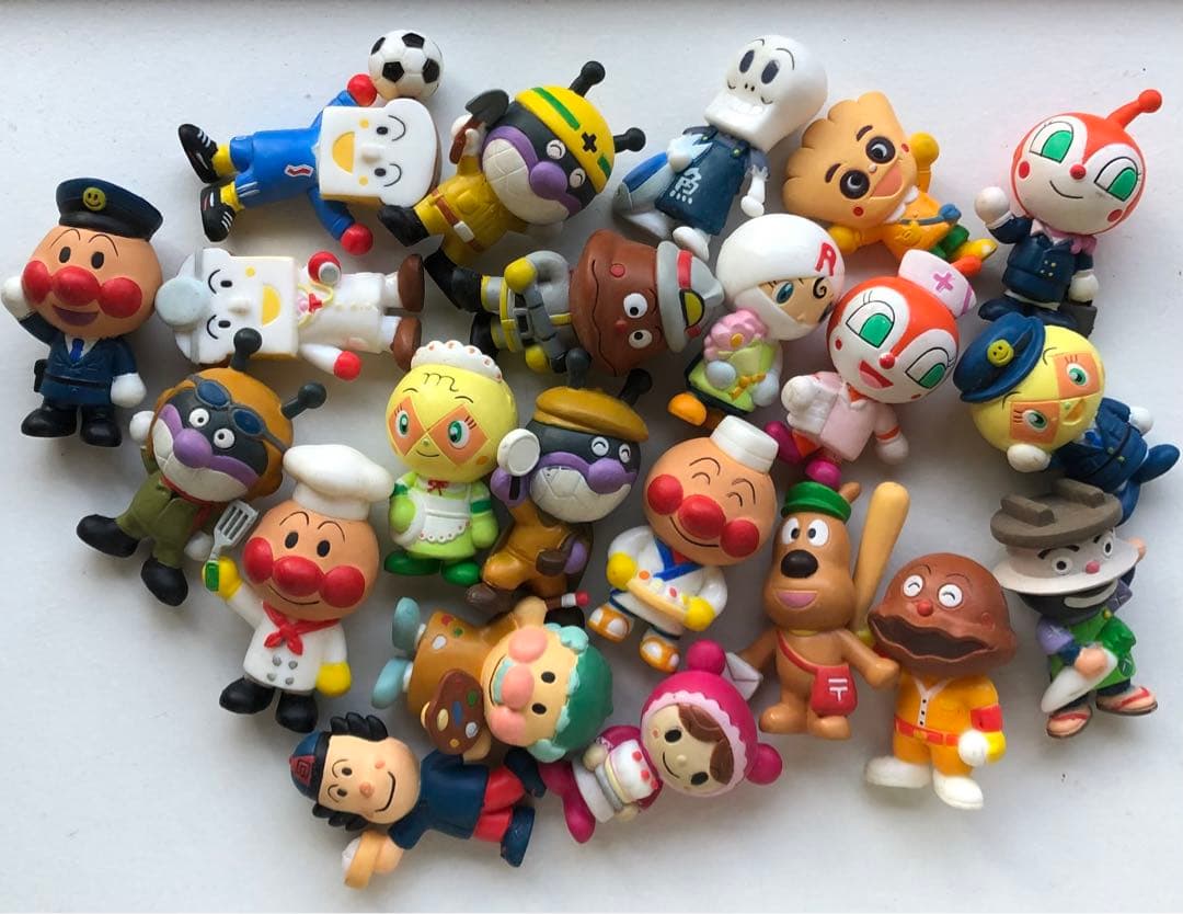 アンパンマンミュージアム　フィギュア　おしごといっぱい！なかよしセット レア アンパンマンミュージアムおしごといっぱい！なかよしセット