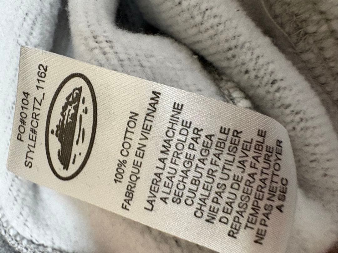 Corteiz グレー系迷彩 ジップアップパーカー