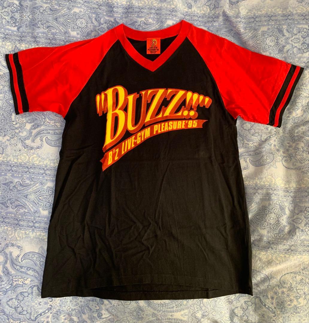 B'z PLEASURE'95 BUZZ!! Tシャツ【ベースボールシャツ】
