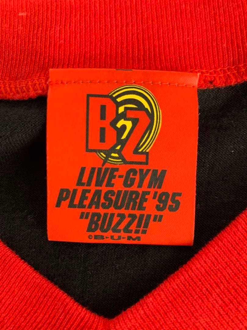 B´z PLEASURE´95 BUZZ!! Tシャツ【ベースボールシャツ】