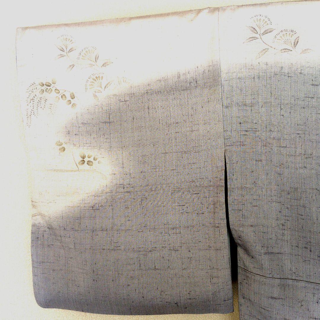 D12 訪問着 京友禅の巨匠 頼田勉 胡蝶蘭 金通し 正絹 着物 袷 極美品