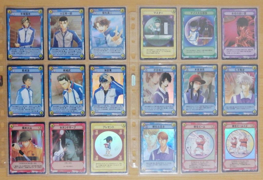 テニスの王子様 TCGトレーディングカードゲームPR&Rカード144種類