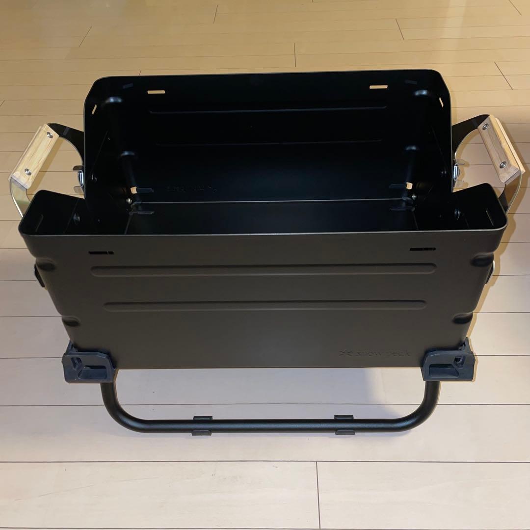 シェルフコンテナ25 レッグ マットブラック スノーピーク snow peak