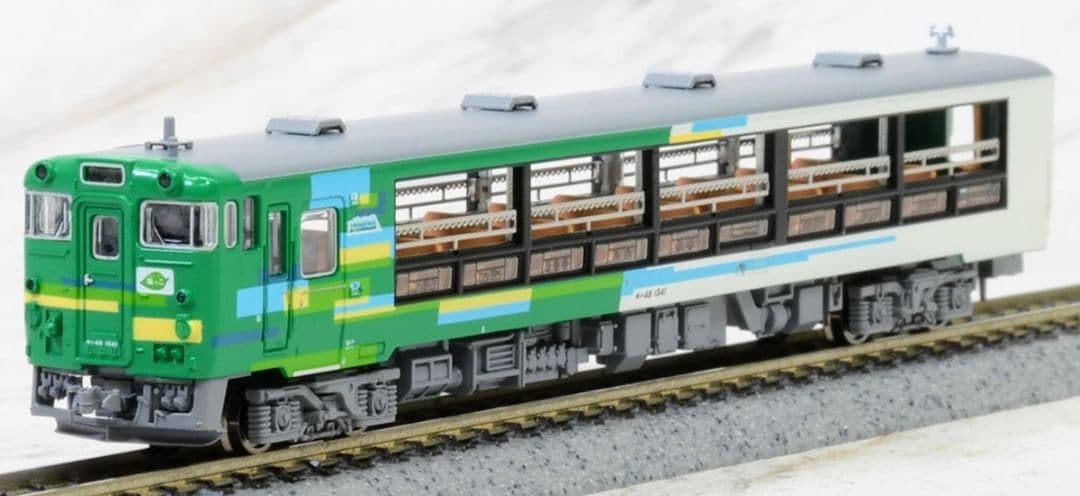 最新ロッド・新品・未開封 キハ48 びゅうコースター 風っこ 夏姿 2両