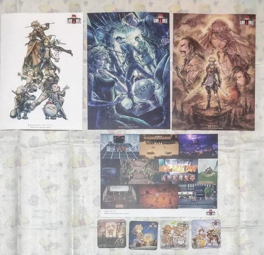 全種類 ランチョンマット コースター スクエニカフェ アルトニア ライブアライブ