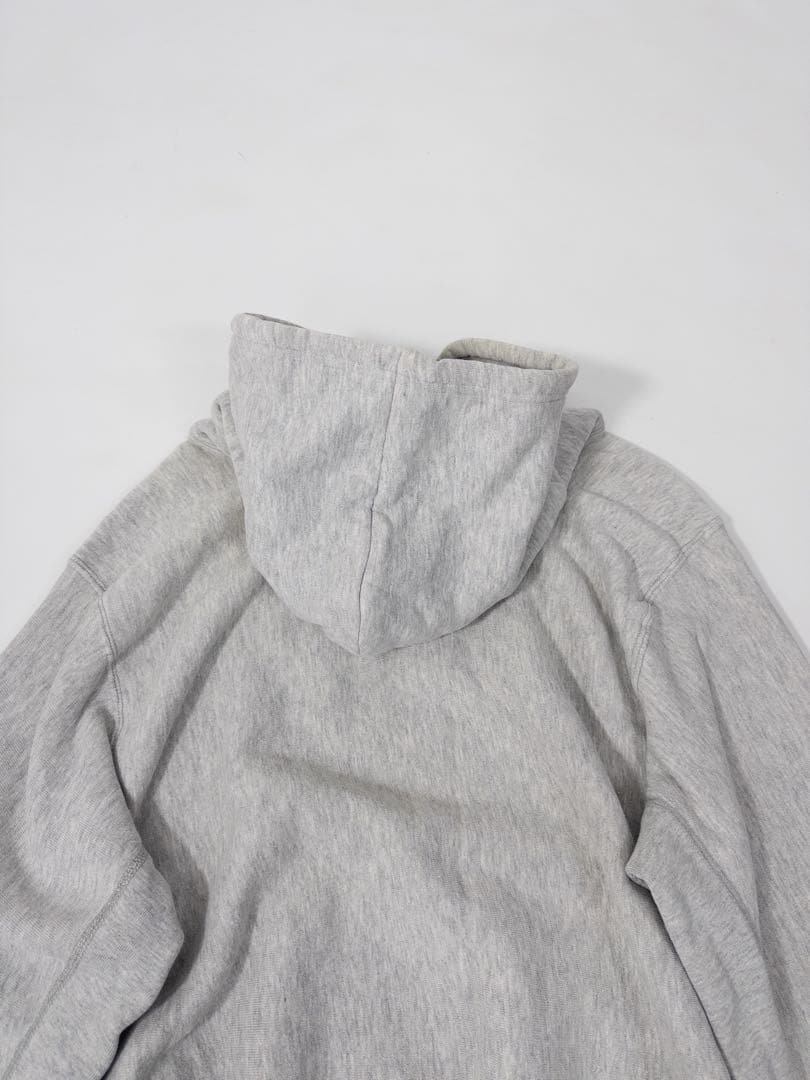 90s USA製 MVP 2段プリント リバースウィーブ　フーディ パーカー