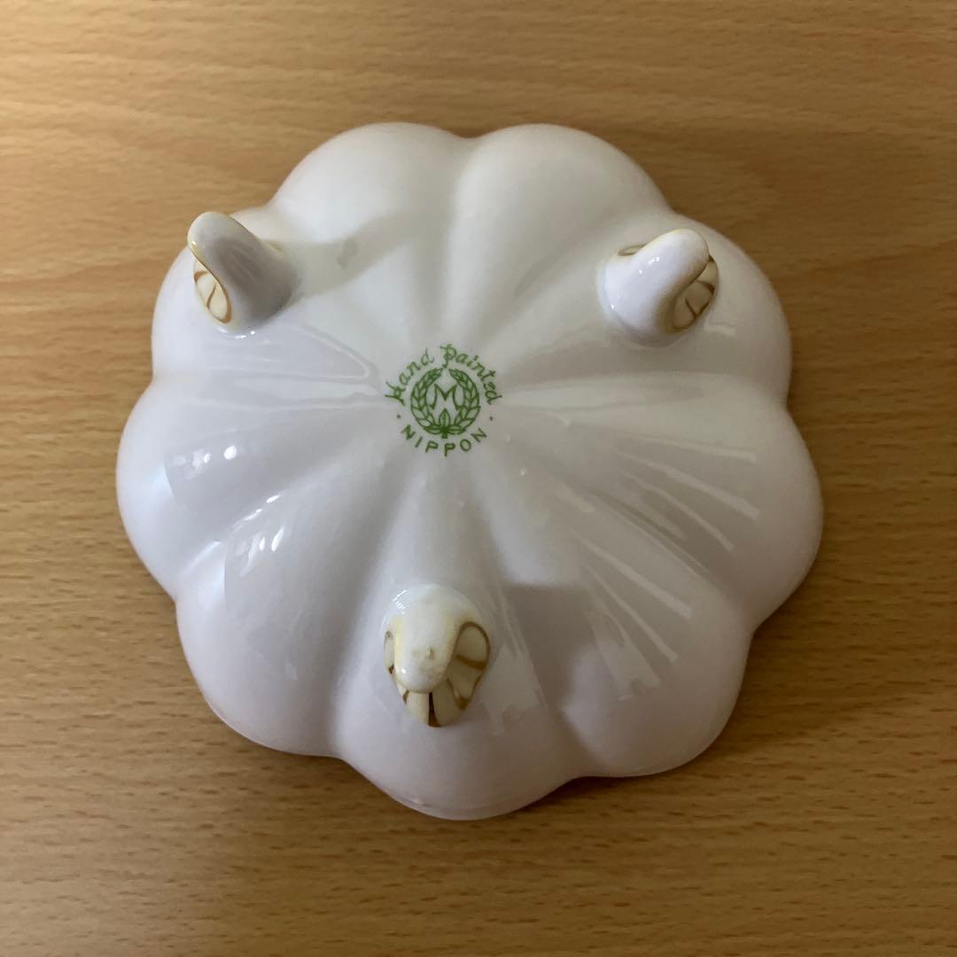 3. オールドノリタケ、M Nippon印 ボウル、ソーサー、スプーンのトリオ