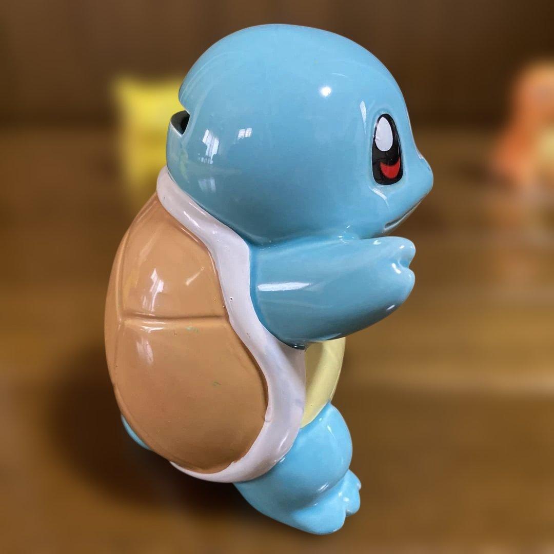 【陶器】ピカチュウ　ヒトカゲ　ゼニガメ　貯金箱　希少品　ポケモン　pokemon
