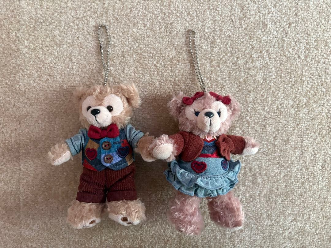 ダッフィー&シェリーメイぬいぐるみバッチ【12個セット】