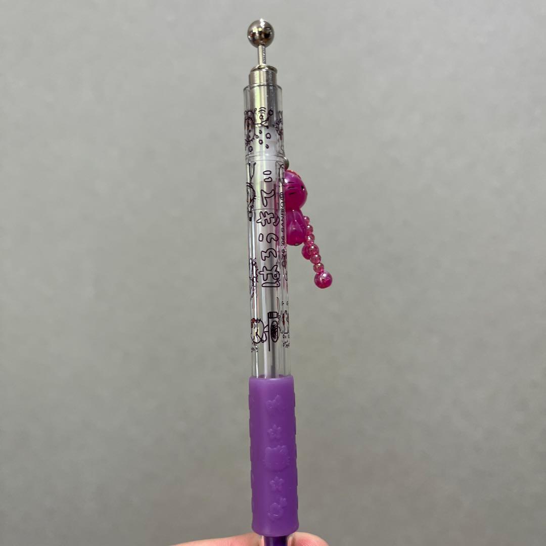 当時物 サンリオ キティ シャーペン ビーズチャーム付き ハローキティ