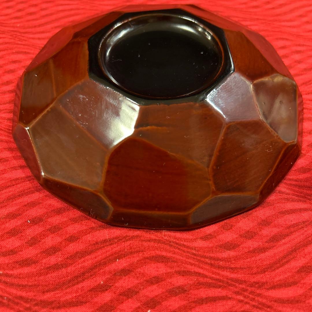 036 會津塗　塗師　渡部喜三郎 本漆 鉢&銘々皿　菓子皿 6点セット