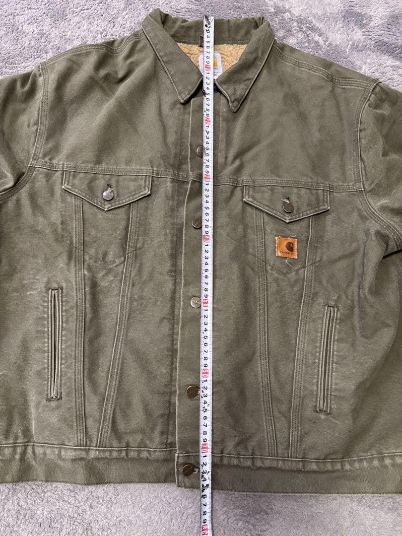 激レア　希少　Carhartt トラッカージャケット　デニムジャケット　グリーン