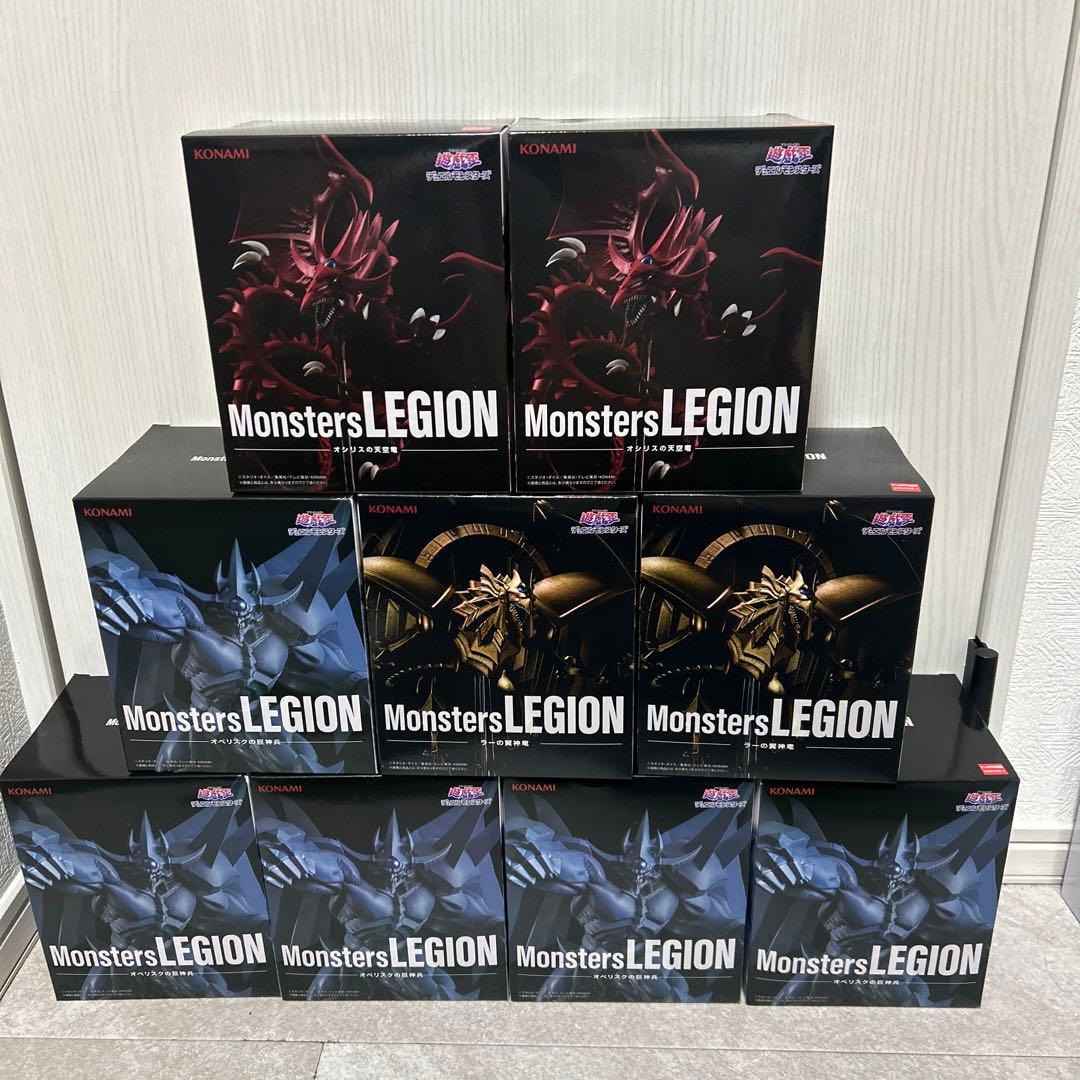 遊戯王 MonstersLEGION 三幻神 フィギュア 3種　9点 遊戯王 デュエルモンスターズ LEGION 三幻神 フィギュア 遊戯王OCG