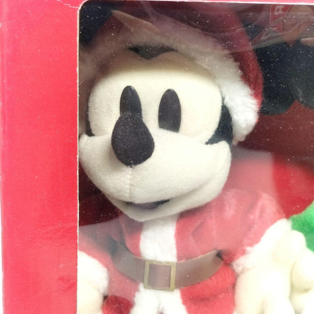 当時物 レア ディズニー クリスマス ミッキー ミニー サンタ ペア ぬいぐるみ