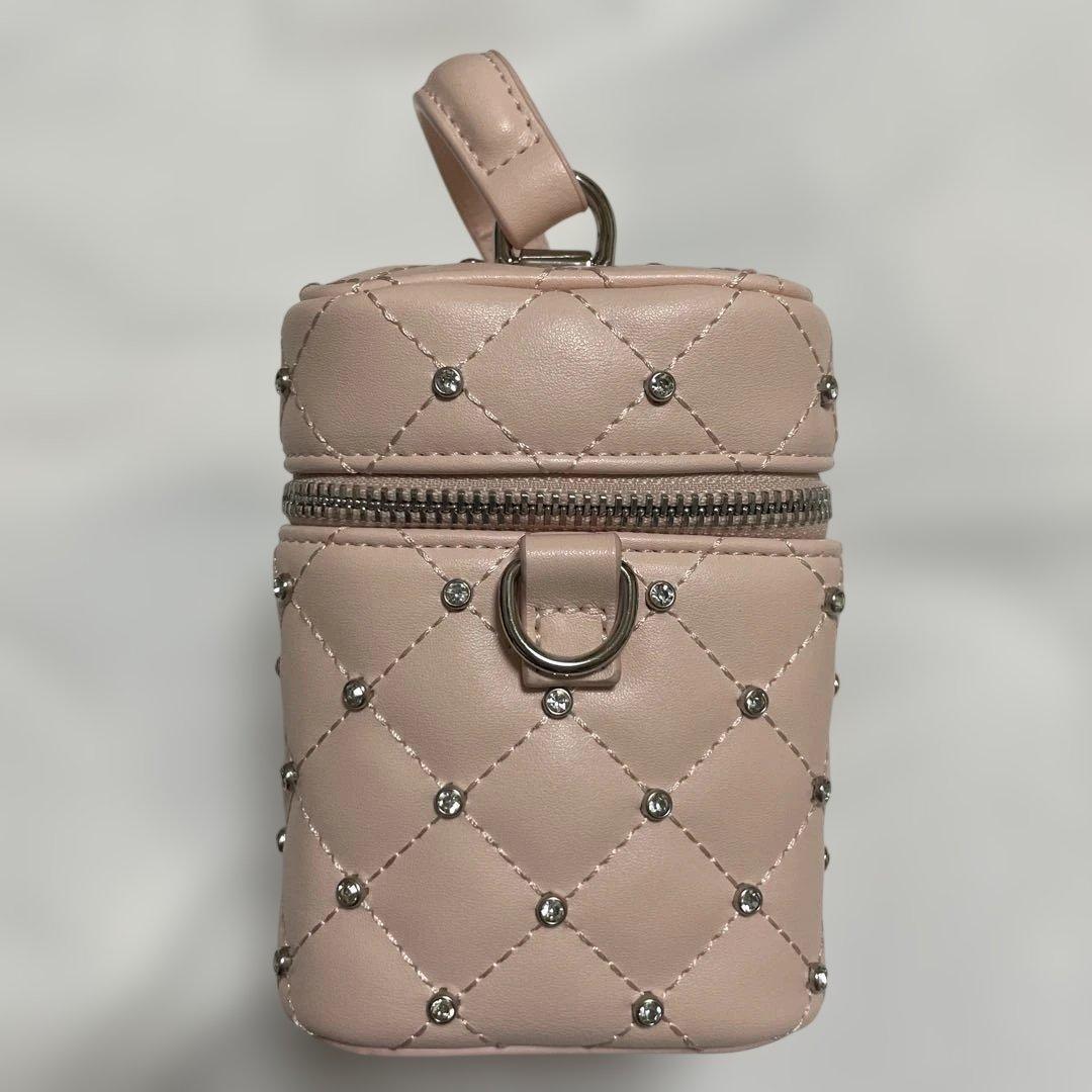 ダーリッチ キルティングショルダーバッグ ピンク