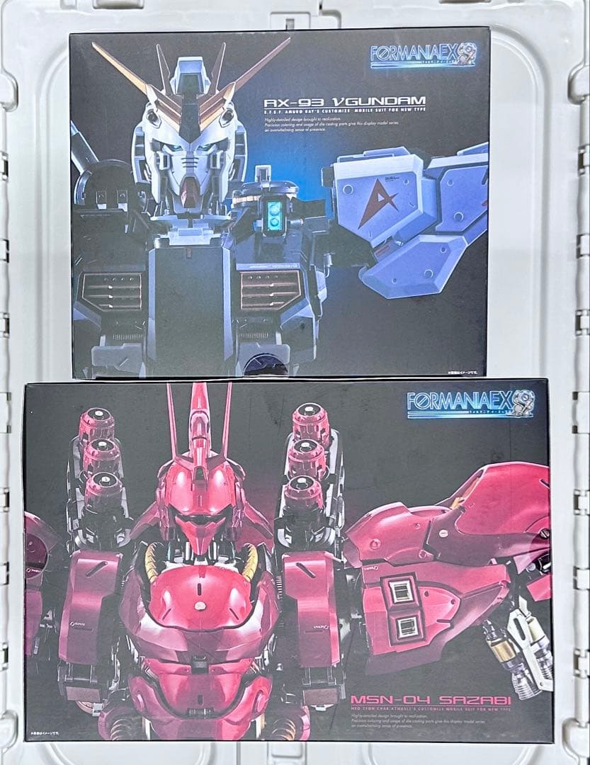 新品 FORMANIA フォルマニアEX νガンダム・サザビー 胸像