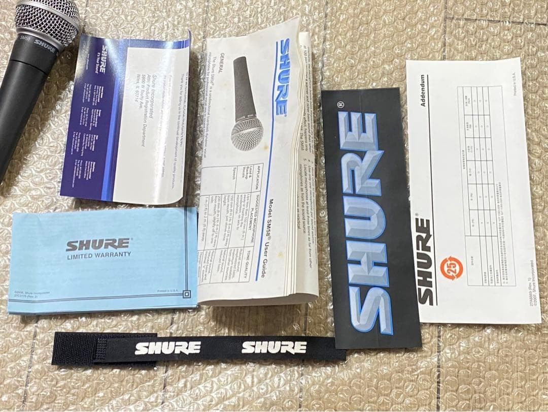SM58 40周年記念モデル ダイナミックマイク shure
