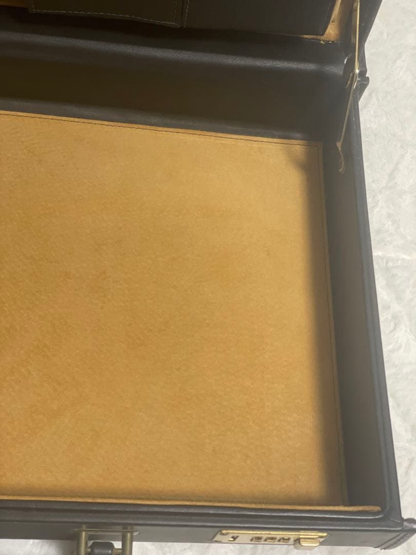 【激レア】COACH コーチ 黒 レザー アタッシュケース ダイヤルロック 鍵付