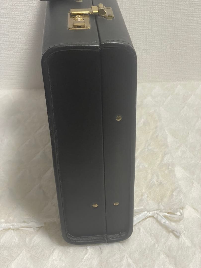 【激レア】COACH コーチ 黒 レザー アタッシュケース ダイヤルロック 鍵付