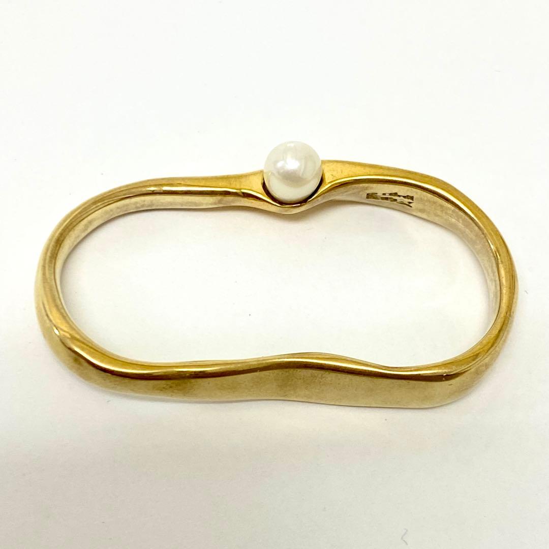 E186 HERNAN HERDEZ ダブルフィンガー リング ゴールド 真鍮