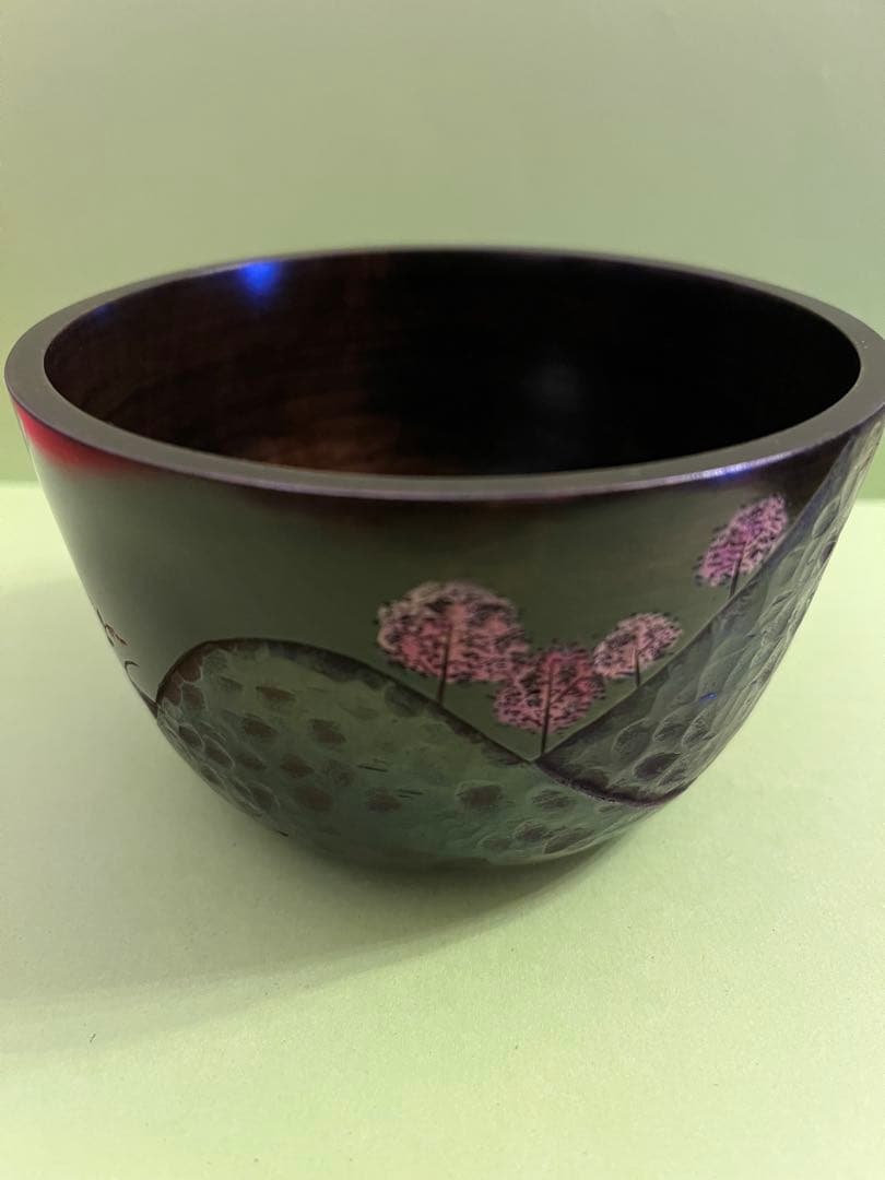 川添日記　散歩の友　お弁当　草木彫　漆