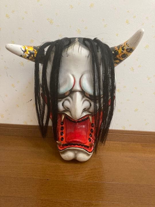 石見神楽面 般若 柿田面工房