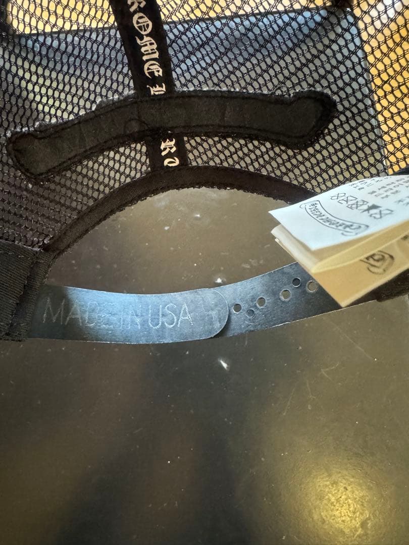 CHROME 刺繍花柄 メッシュキャップ CHパッチクロスボール付メッシュ