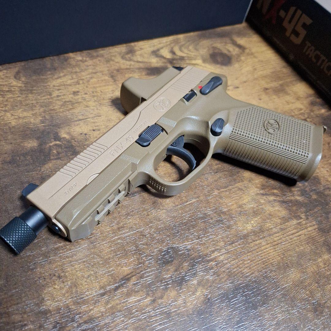 東京マルイ　FNX45 タクティカル　スペアマガジン付　マルイプロサイト付