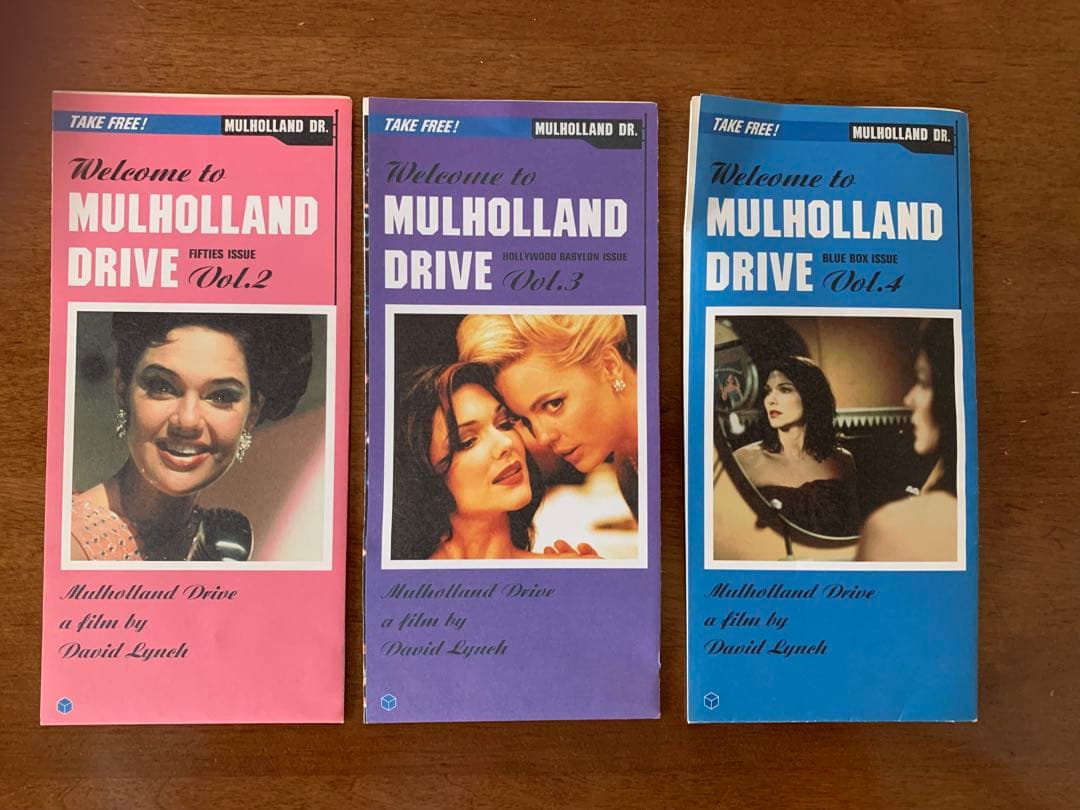 マルホランド・ドライブ パンフレット Vol. 5 + 冊子 Vol. 2-4