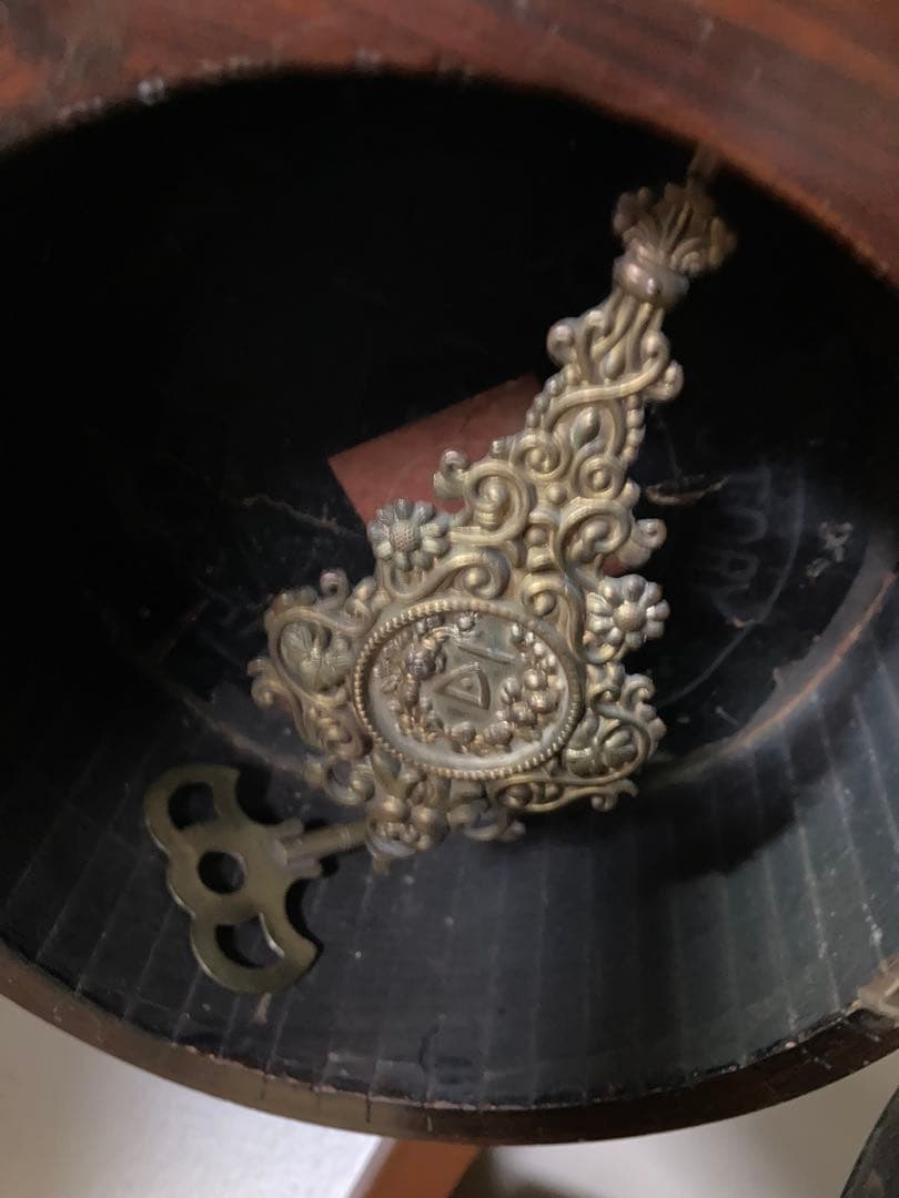 訳あり 北出時計製造所 アンティークダルマ時計1896年製造 稼働中