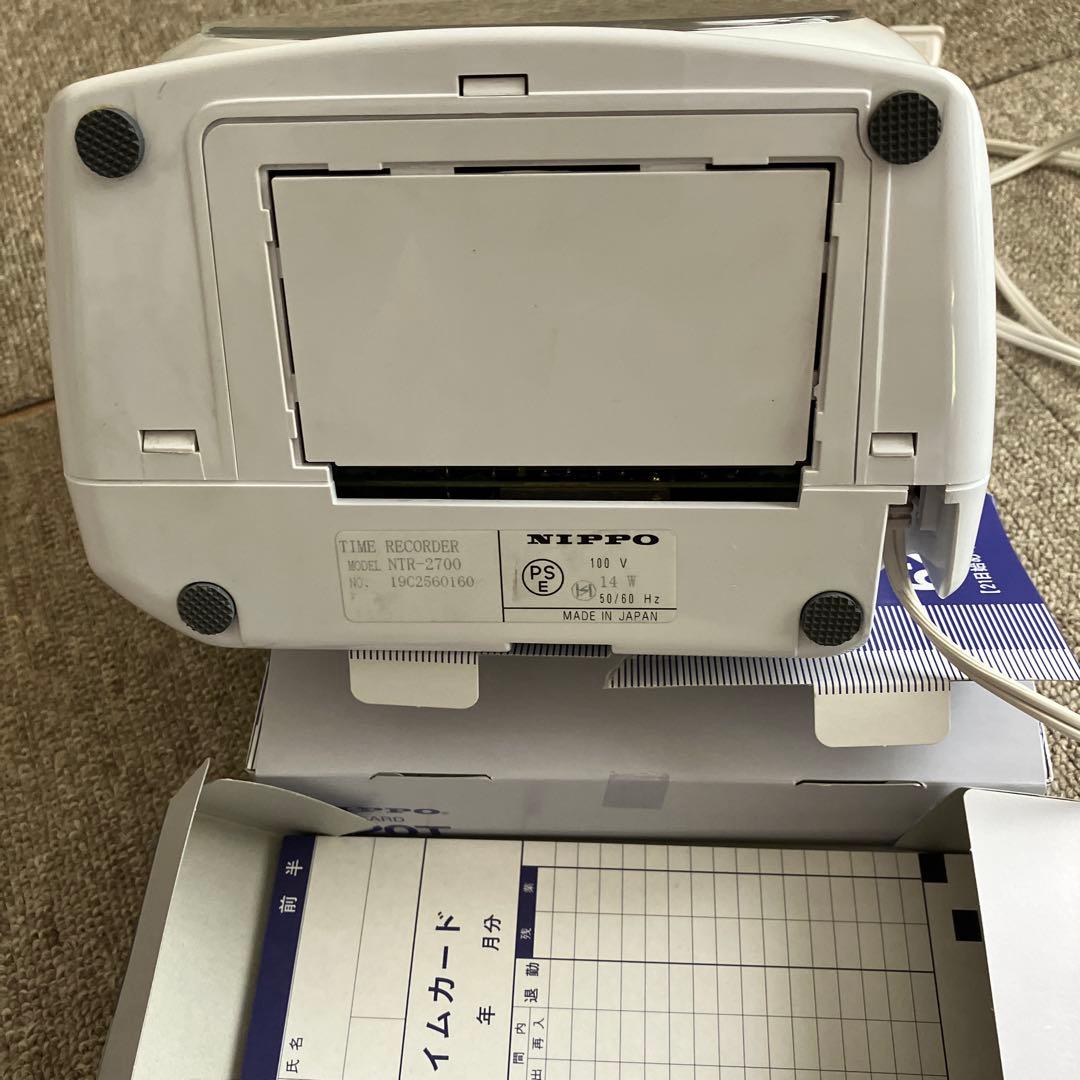 NIPPO NTR-2700 電子タイムレコーダー
