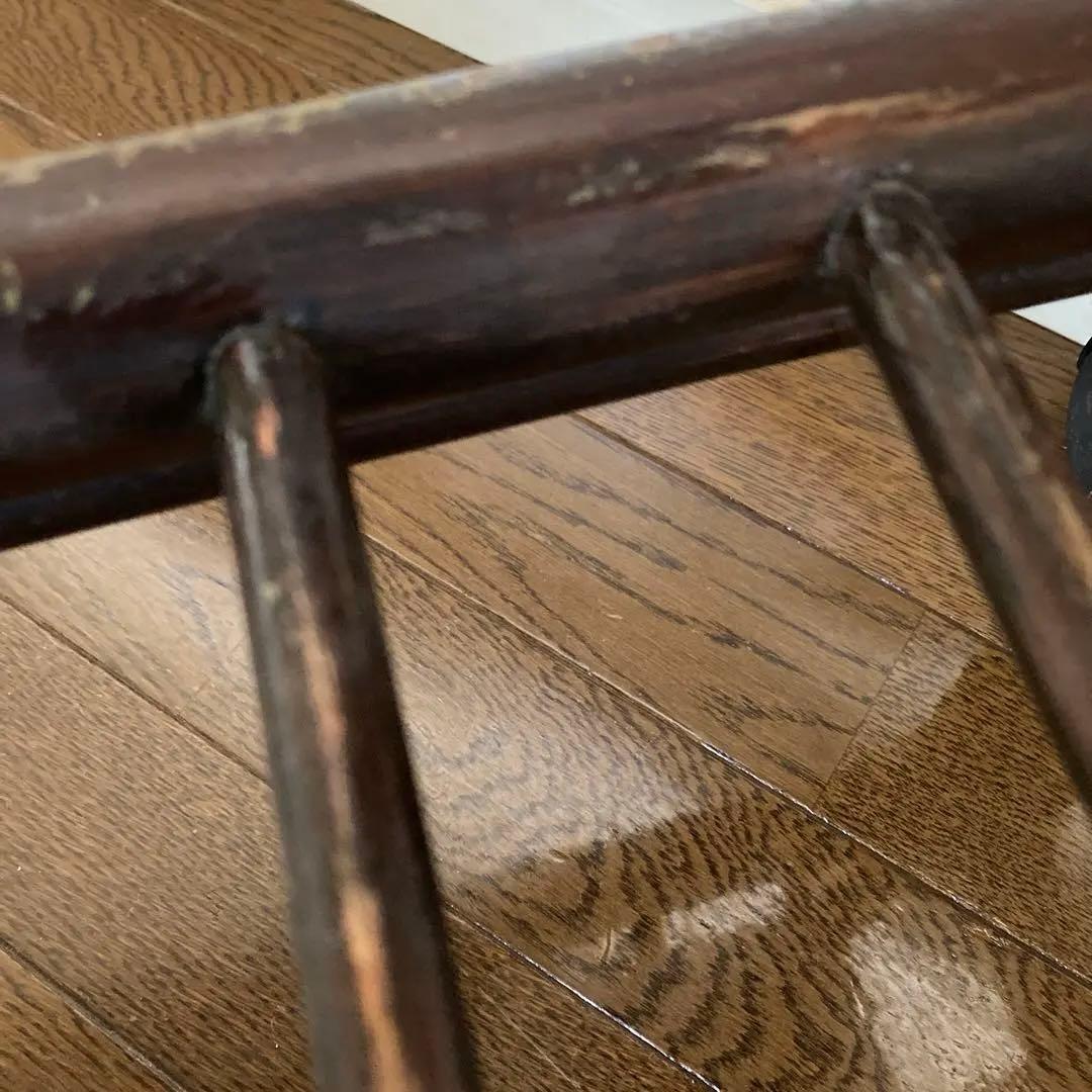 只今お値引き中・希少品】天然木ラタン籐ワゴン】引き出し2個付き 只今