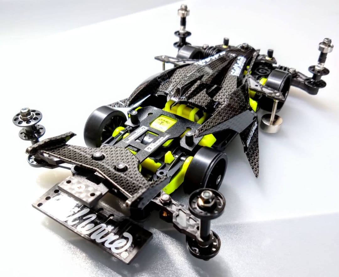 ミニ四駆 完成品 アバンテmkⅢ アズール カーボンボディ