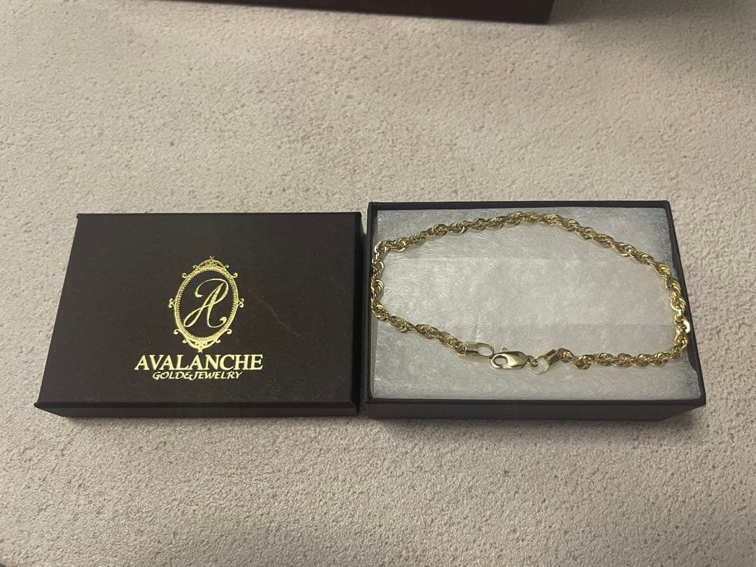 AVALANCHE 10Kイエローゴールドブレスレット