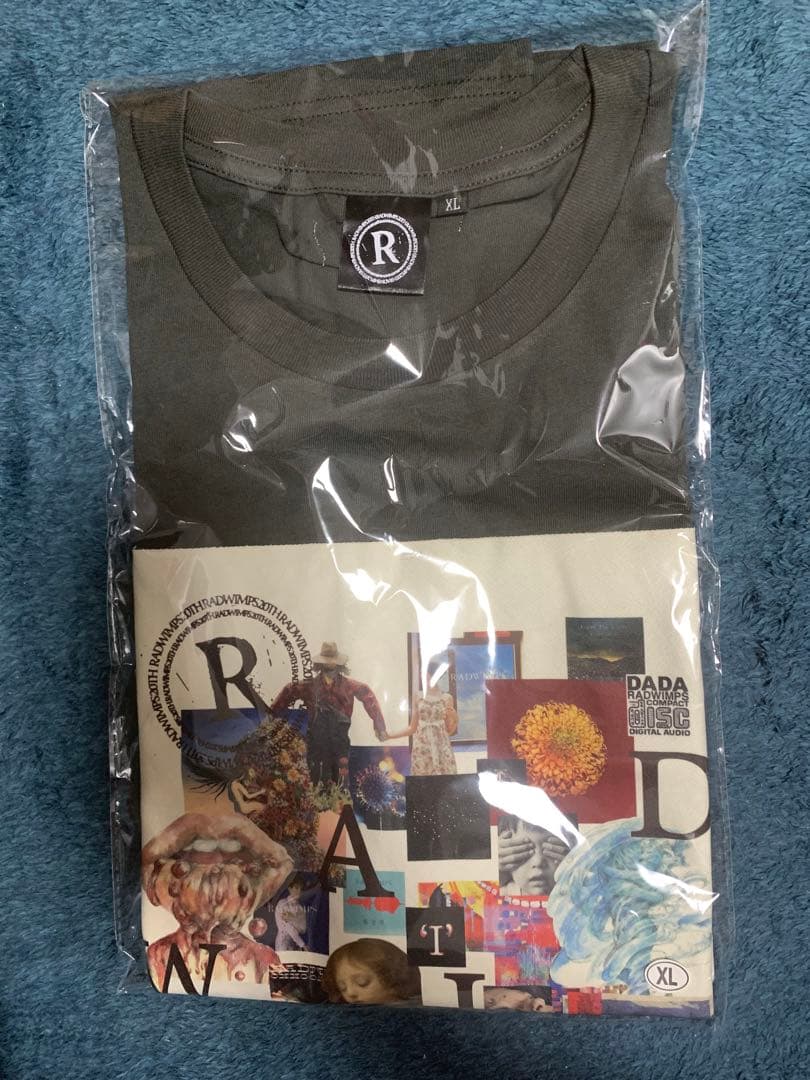 RADWIMPS 20周年展示展 シングルジャケットコラージュTシャツ XL