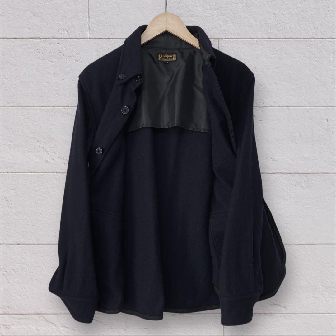 い*ん様 日本製　フェローズ ダークネイビー ウール シャツジャケット CPOジ