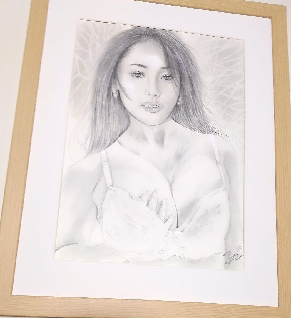 裸婦、美人画、絵画4F山本英二、新品額縁、真作、肉筆、高塚省吾、森本