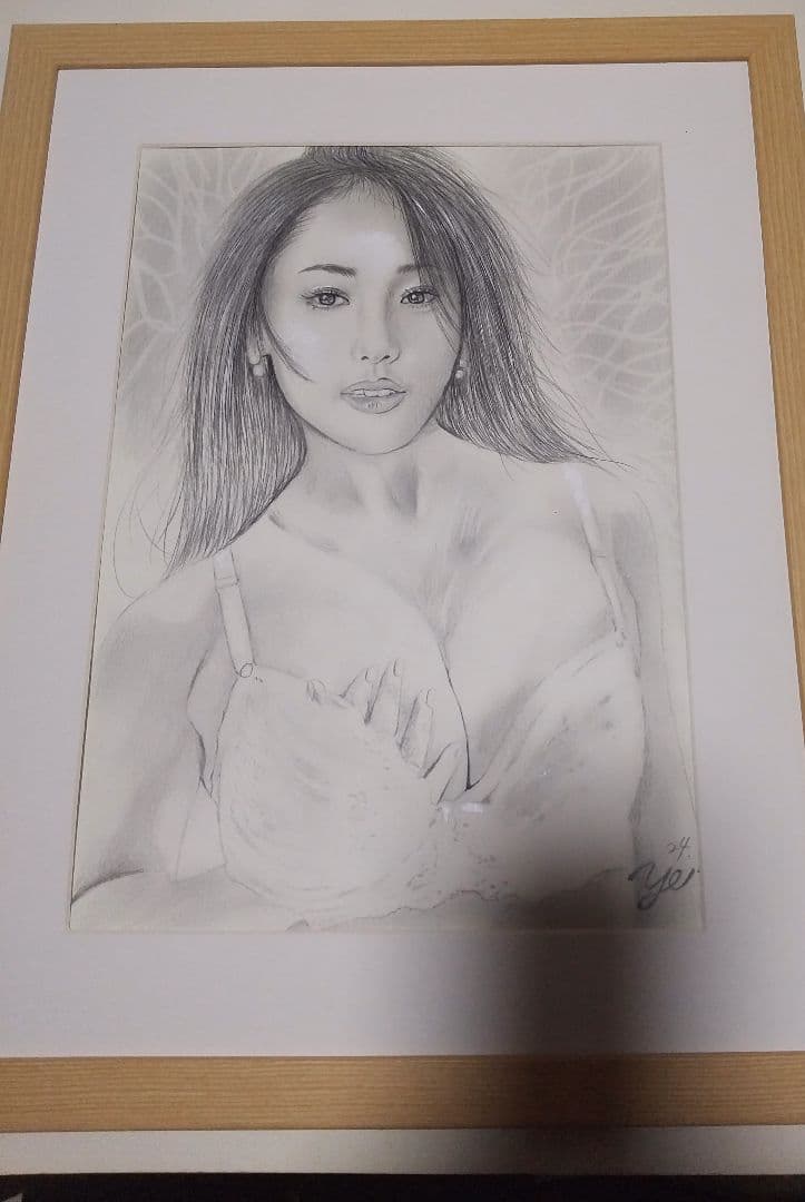 裸婦、美人画、絵画4F山本英二、新品額縁、真作、肉筆、高塚省吾、森本