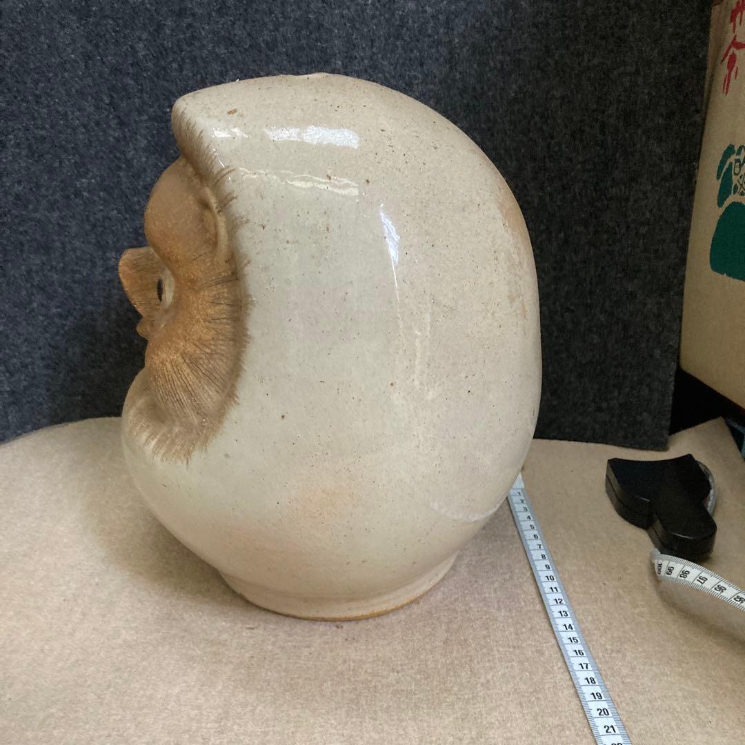 狸ダルマの貯金箱　陶器製 値下げ価格