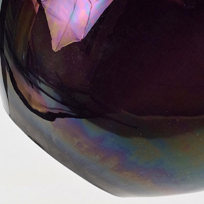 九谷焼 柳雨軒 三代八十吉 徳田正彦作 彩釉 壷 共箱 U R9360B