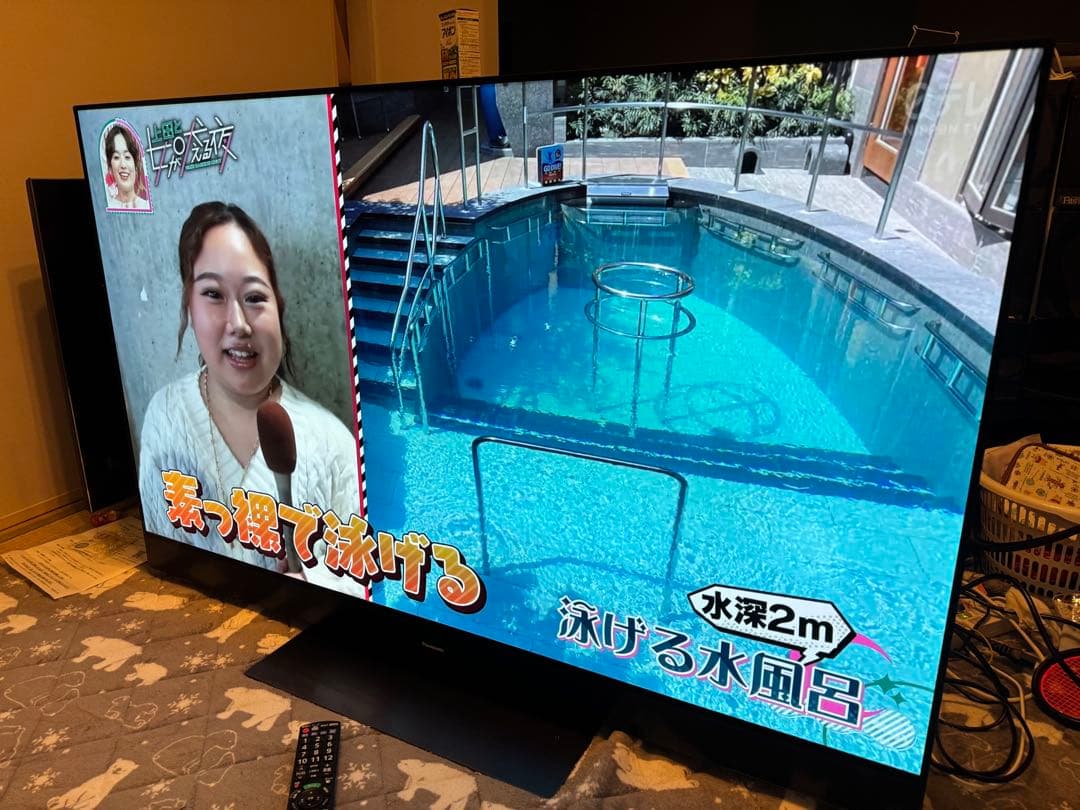 Panasonic有機ELテレビ 55型 2019年 焼き付きあり - メルカリ