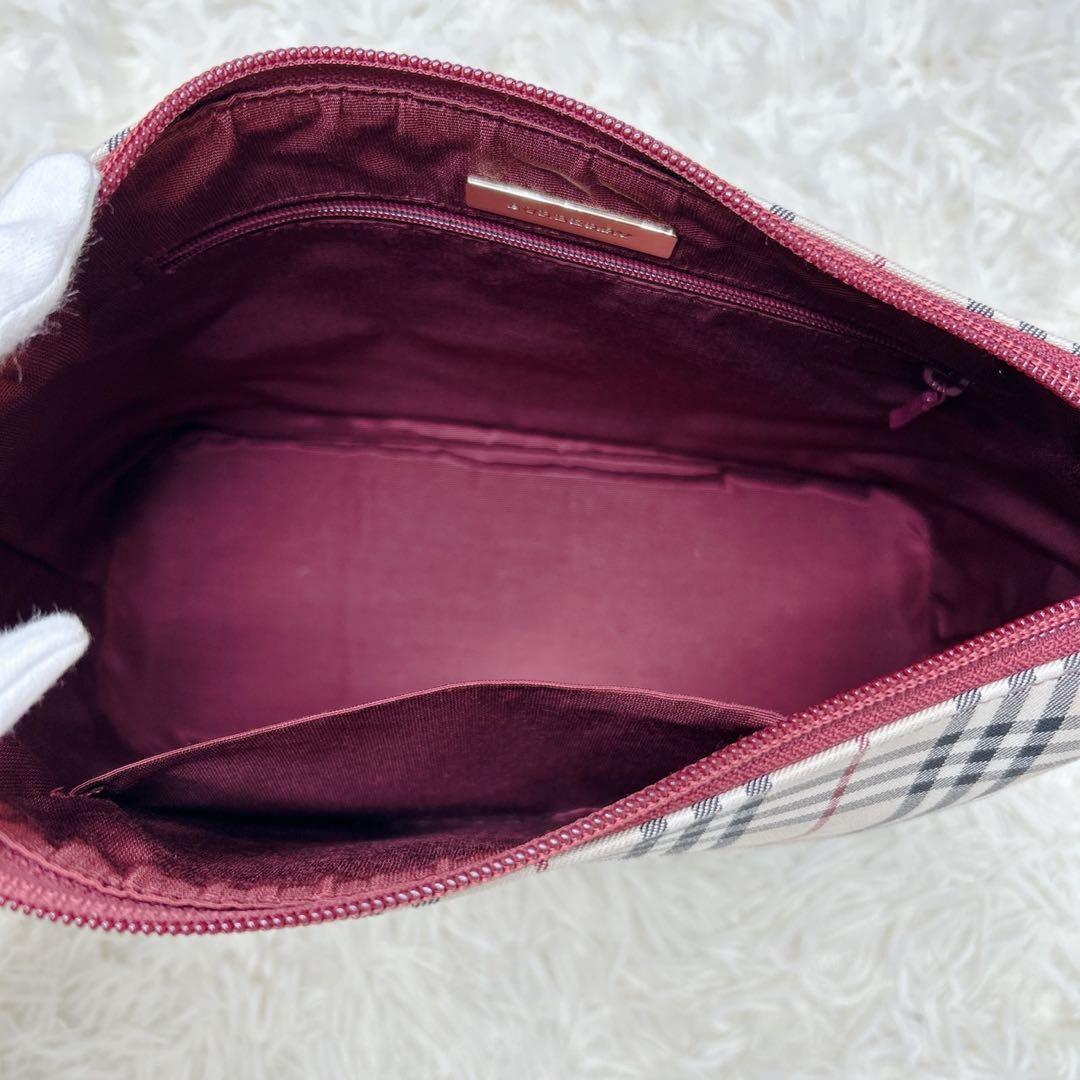 BURBERRY バーバリー ノバチェック キャンバス レザー ワンショルダー