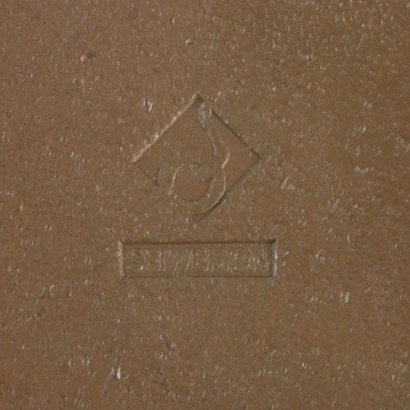 茶道具 唐銅 向鶴文 香合 共箱 V 9476