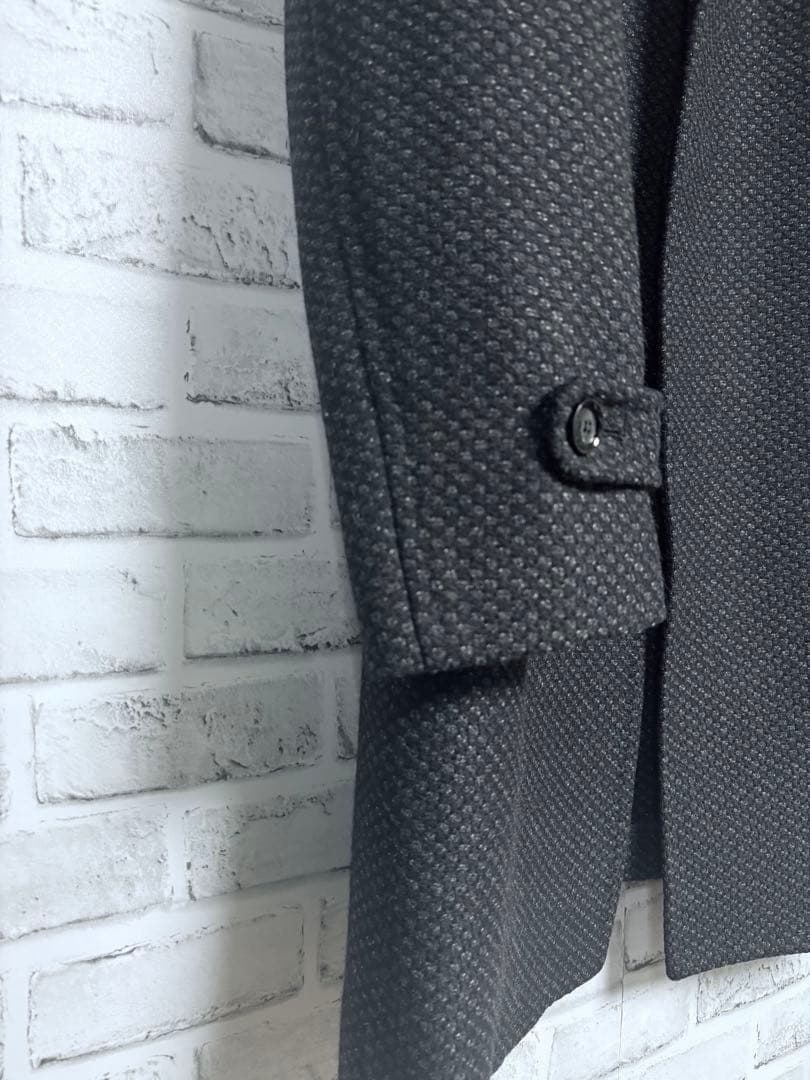 最終価格【カシミヤ混/上質ワッフル織】タリアトーレ アルスターコート 定価15万