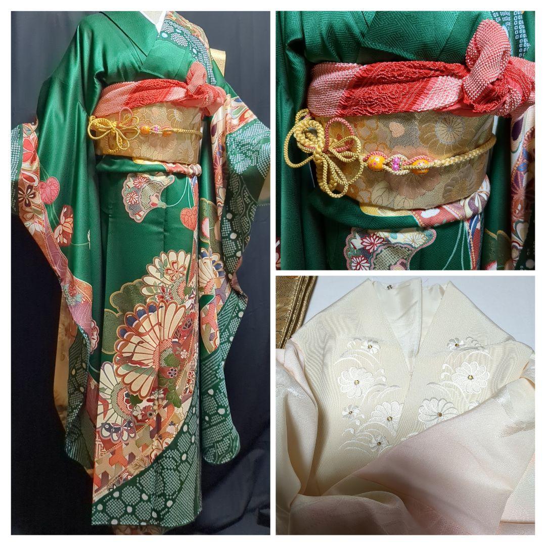 振袖長襦袢帯帯締め帯揚げフルセット！】成人式結婚式