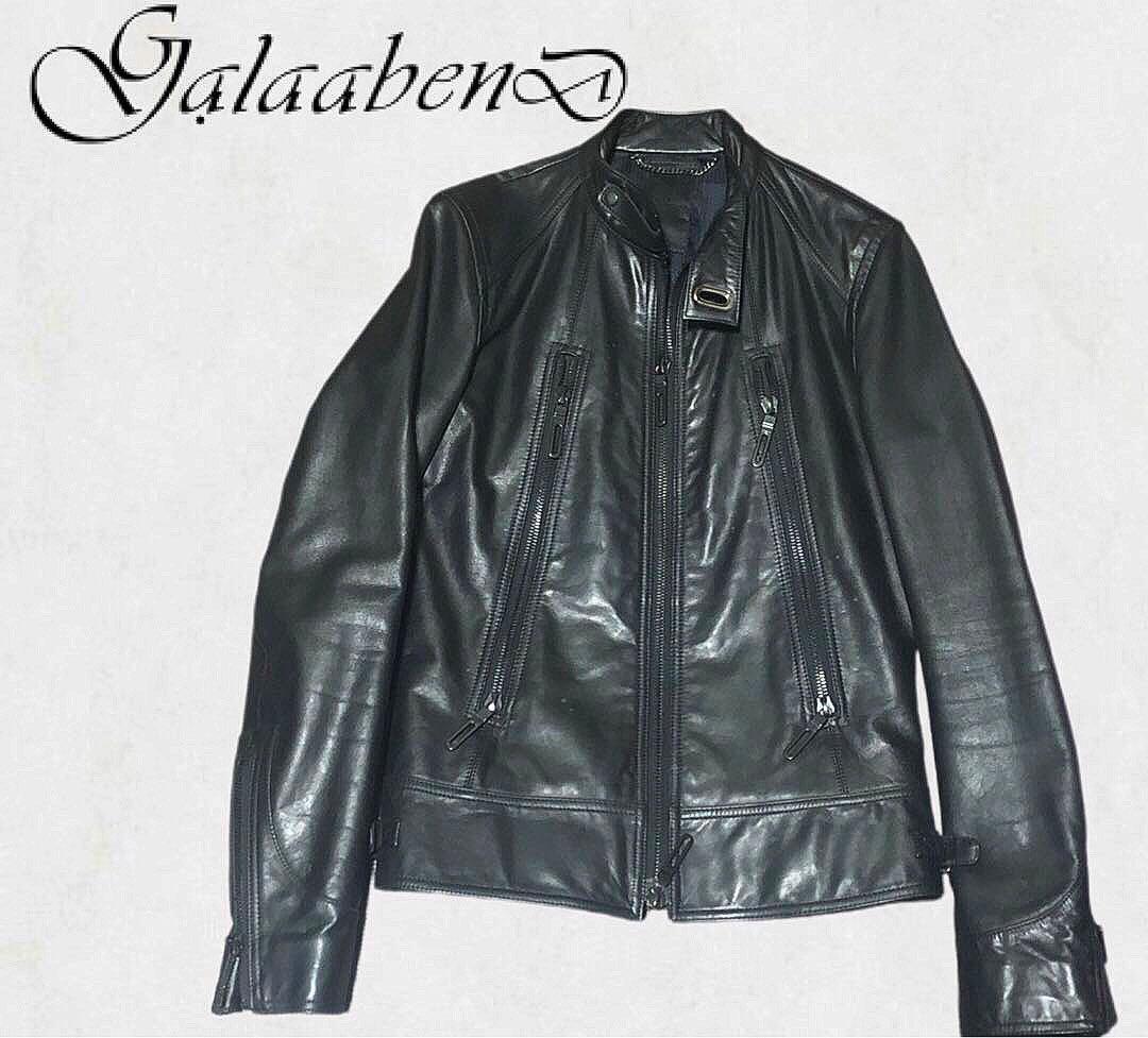 希少】GalaabenD 八の字 レザー ライダース