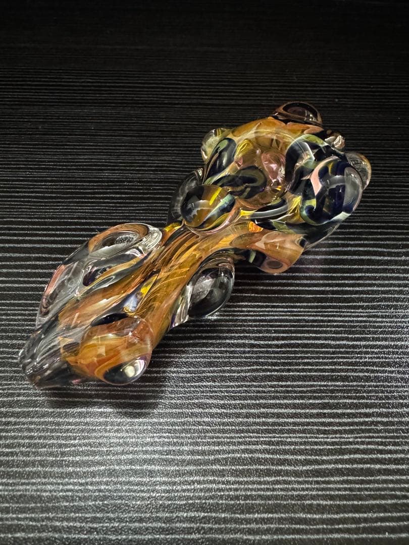 工芸品 Golden black lumpy garapai Golden black lumpy garapai