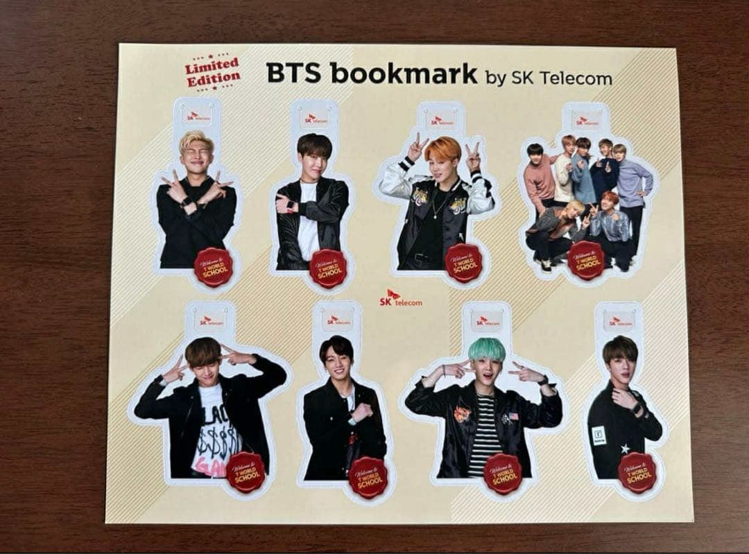 BTS SK telecom テレコム公式　フィギュア　7人