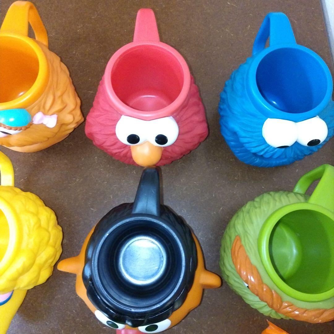 h*6様 セサミストリート 3Dフェイスマグカップ 6個セット