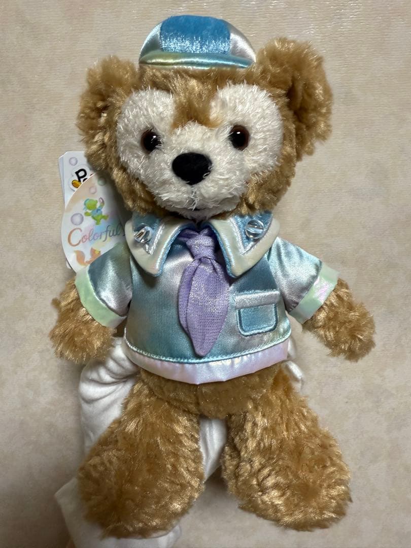 ダッフィー＆フレンズ 20周年：カラフルハピネス ポージープラッシー6体セット